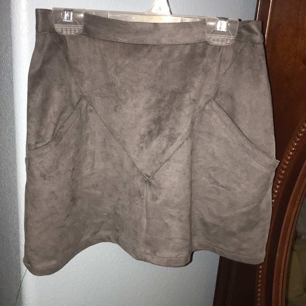 Grey LF mini skirt